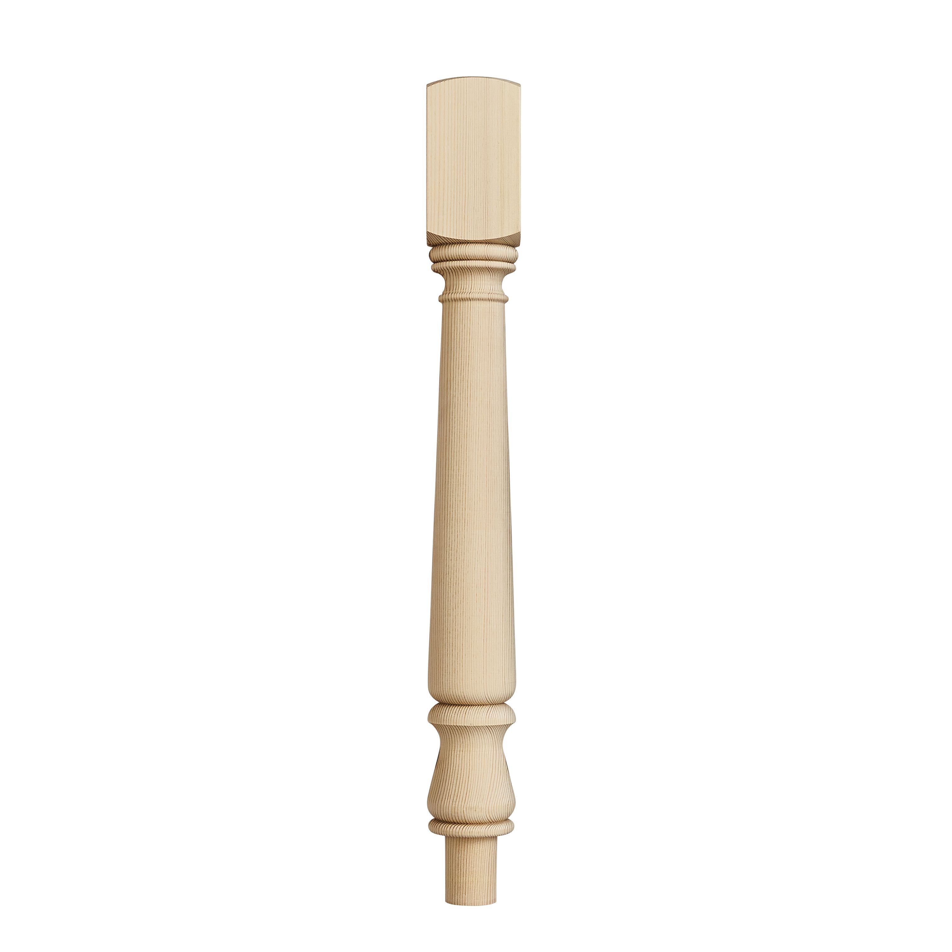 Richard Burbidge Pine Turned complete newel post Newel post (H)725mm (W