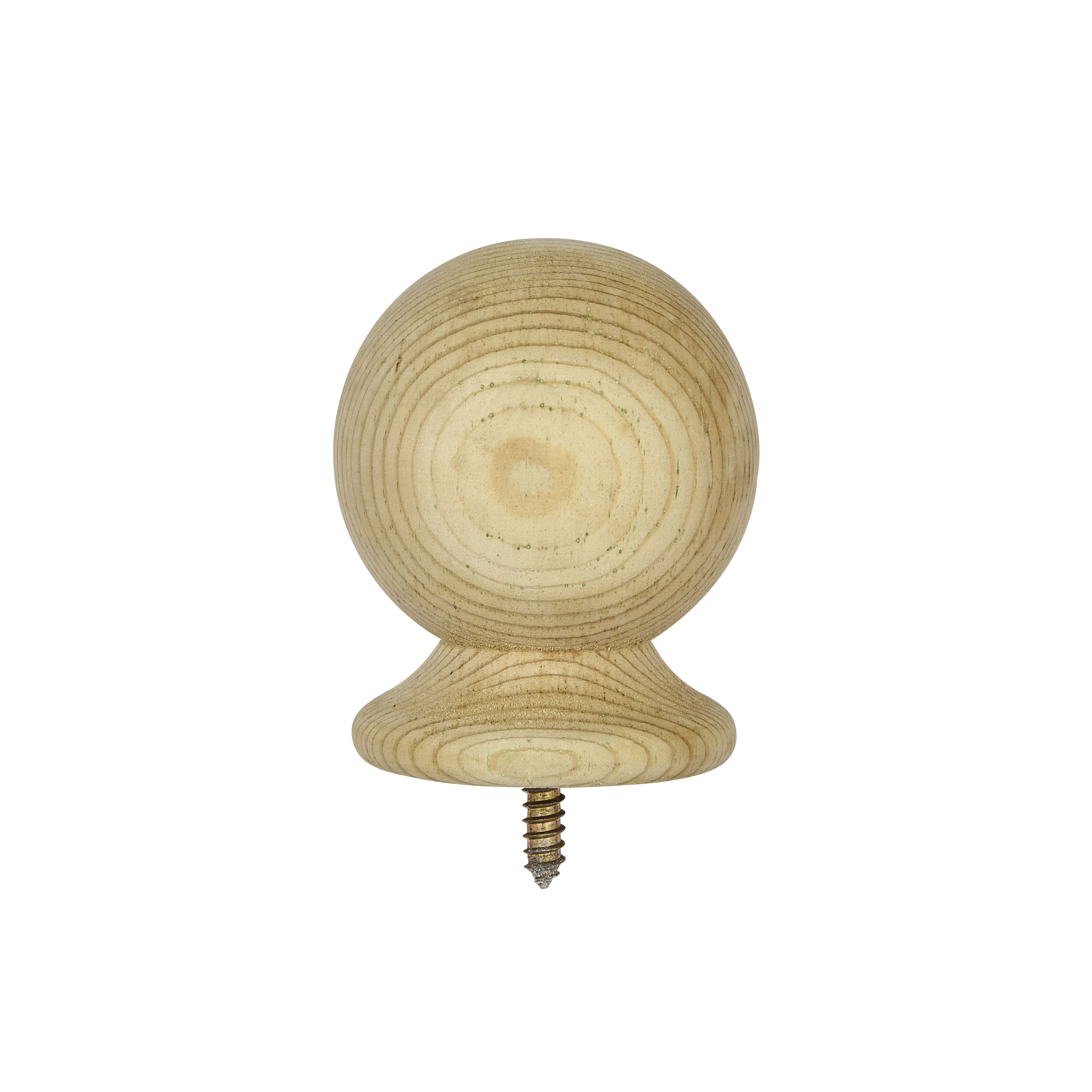 Richard Burbidge Redwood Ball top Ball cap, Green (H)75mm (W)75mm