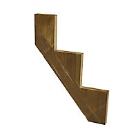 Richard Burbidge Softwood 3 step Deck riser (L) 1000mm