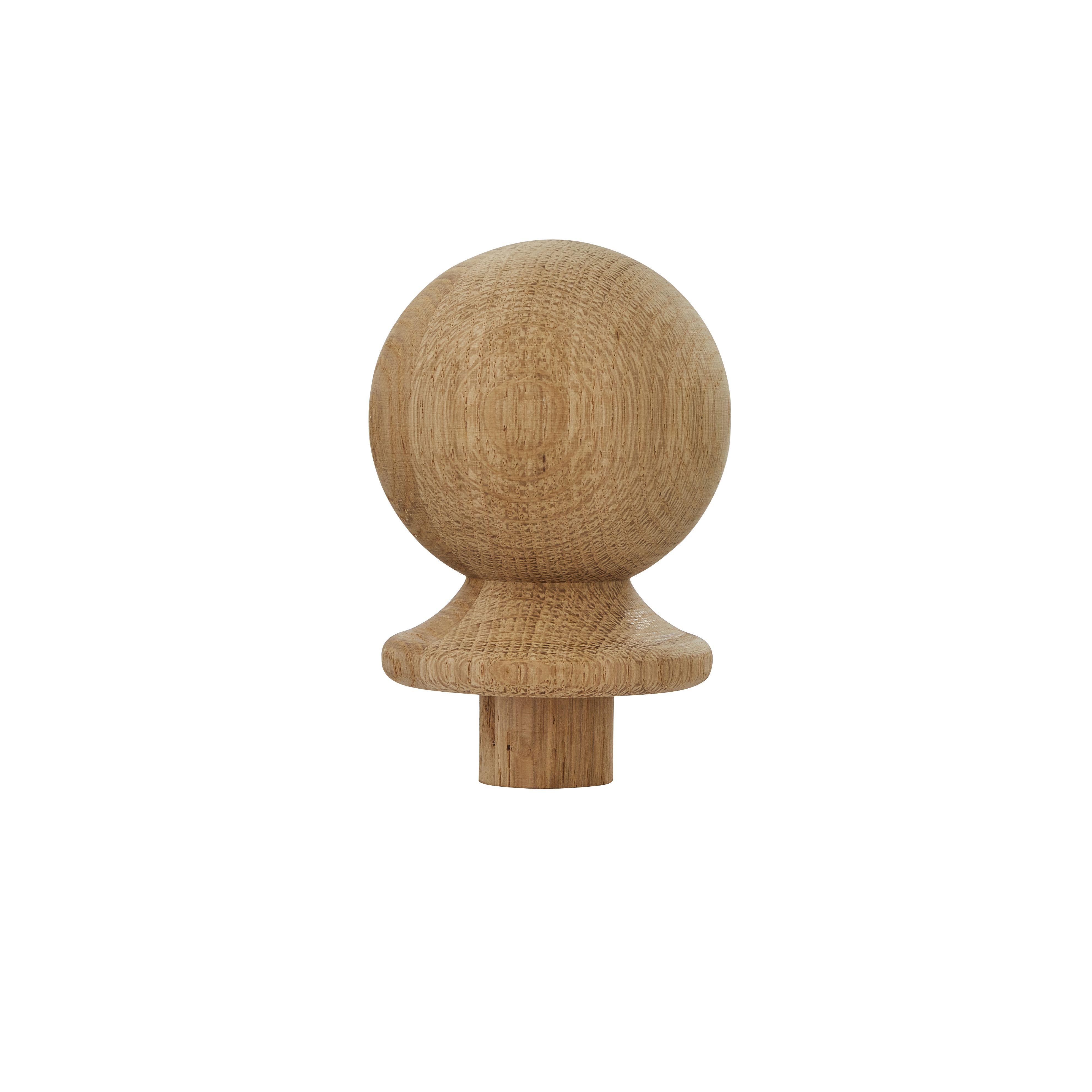 Richard Burbidge Trademark Ball Natural Oak Newel cap (L)85mm (W)85mm