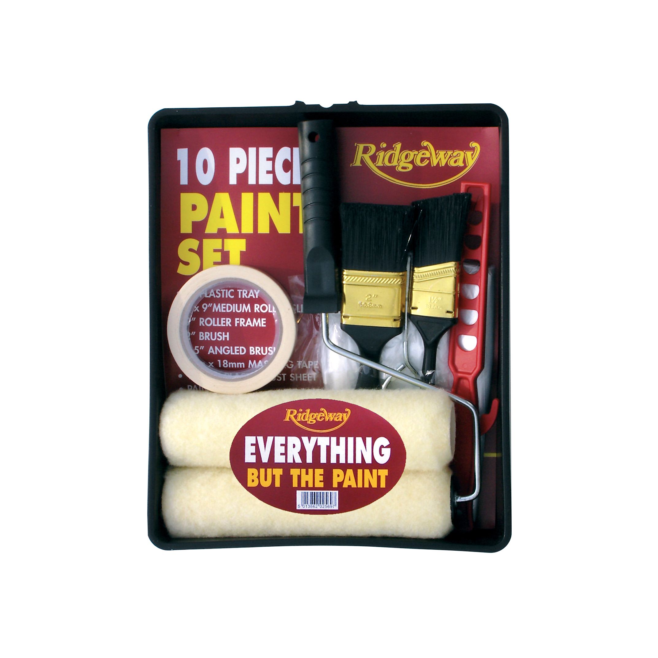 Ridgeway Everything but the Paint 9" Roller set, 10 pieces