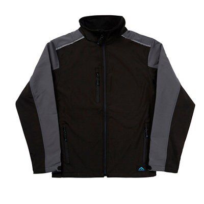 Rigour Black Waterproof jacket Large | DIY at B&Q