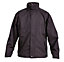 Rigour Black Waterproof jacket Medium