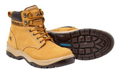 Rigour Brown Safety boots, Size 11