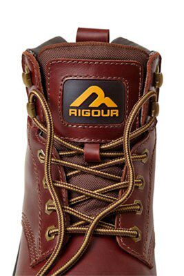 Rigour Galactic tan Safety boots, Size 8