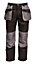 Rigour Holster pocket Black Trousers, M W34" L34"