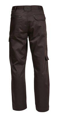 Rigour Multi-pocket Black Trousers, L W38" L34"
