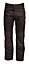 Rigour Multi-pocket Black Trousers, M W34" L34"