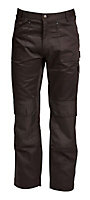 Rigour Multi-pocket Black Trousers, W32" L34" (S)