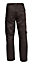 Rigour Multi-pocket Black Trousers, W32" L34" (S)