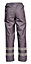 Rigour Multi-pocket Grey Trousers, L L32"