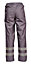 Rigour Multi-pocket Grey Trousers, M L32"