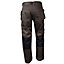 Rigour Tradesman Black & brown Trousers, XXL W40" L31.89"