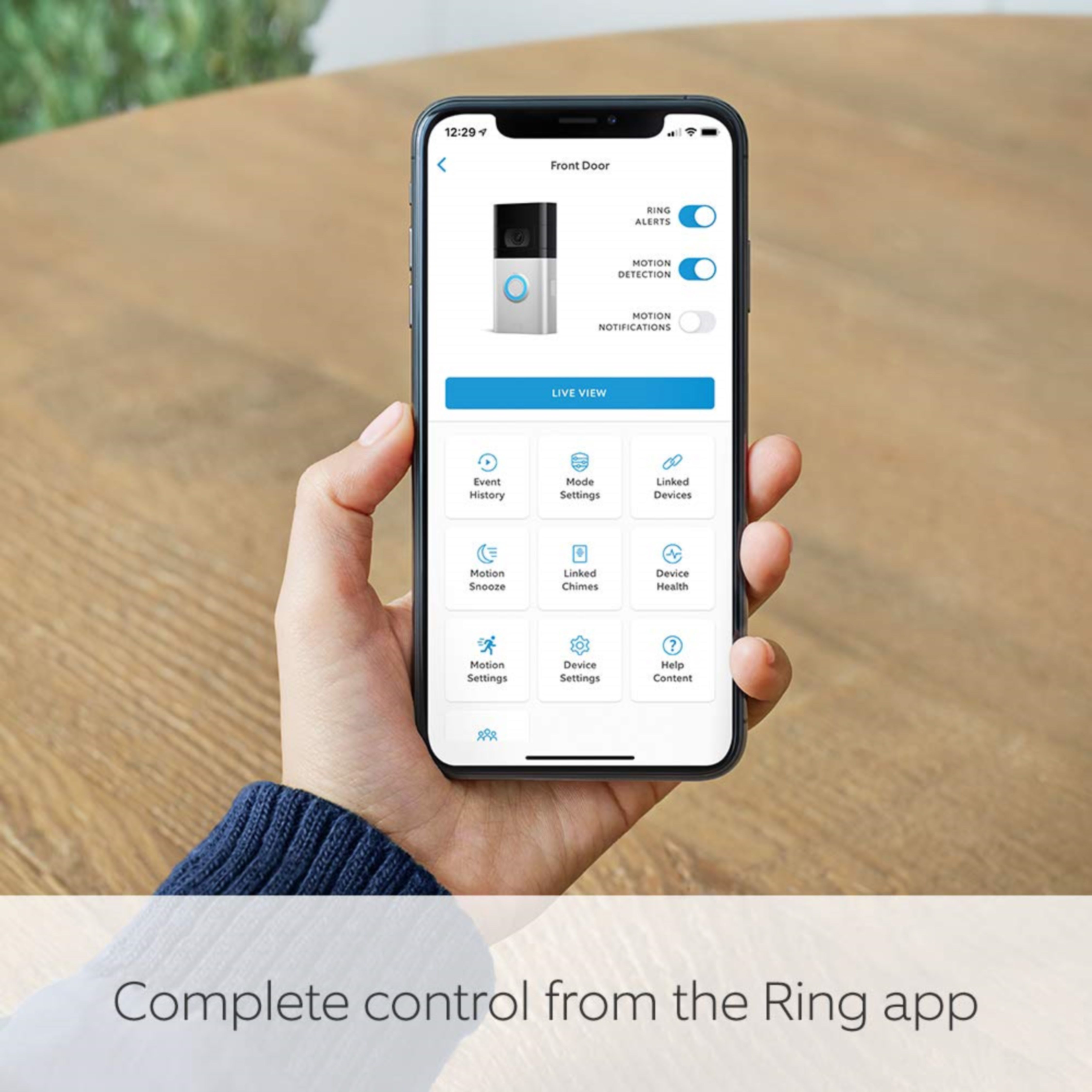 How to use the ring 2024 doorbell app