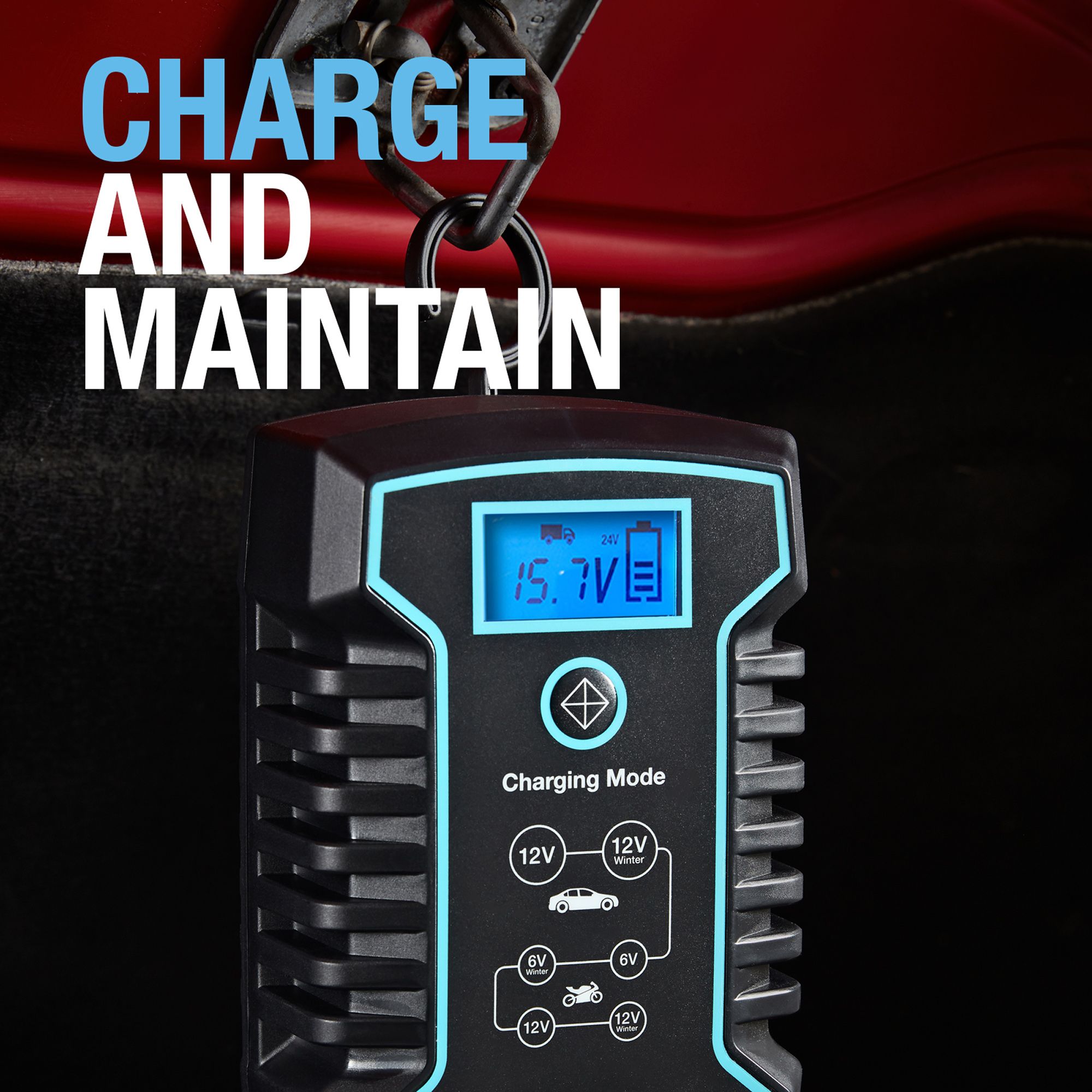 Ring Automotive 800 Series 8A Smart car battery charger