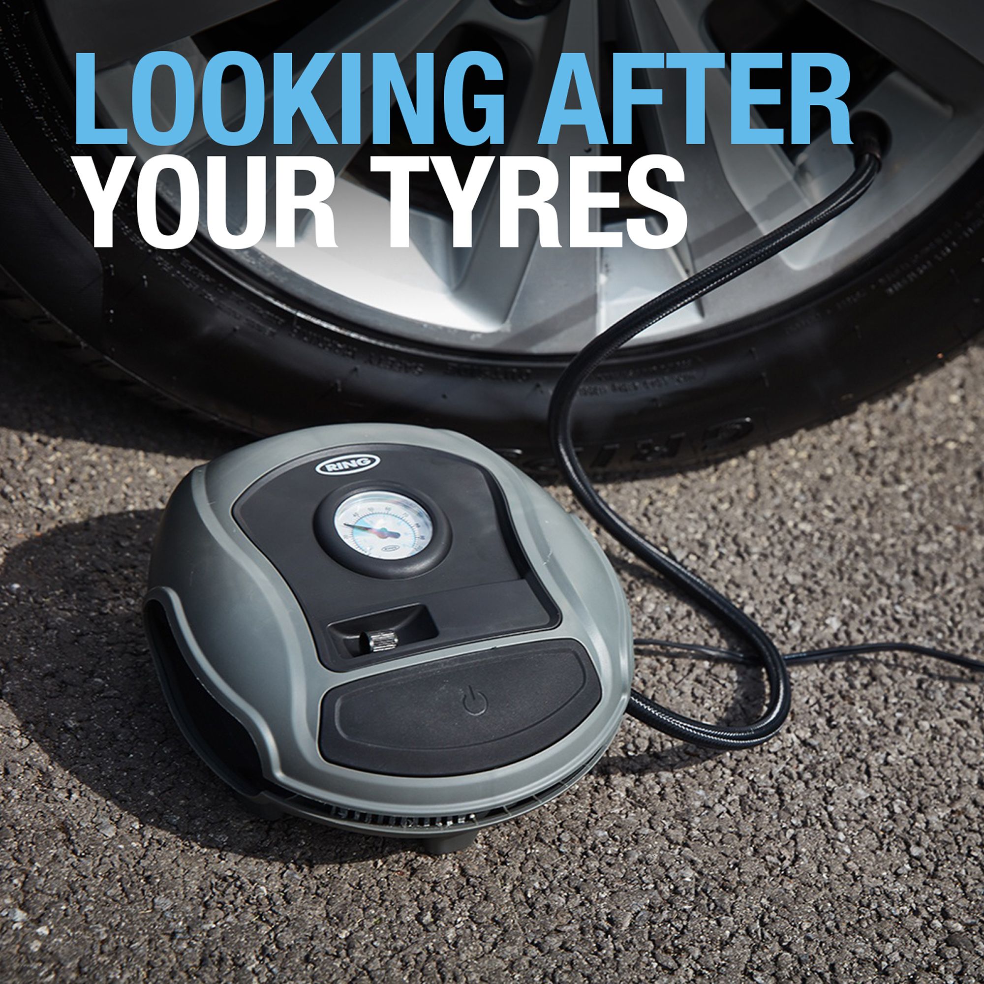 Ring Automotive RTC Analogue Air tyre inflator - 10