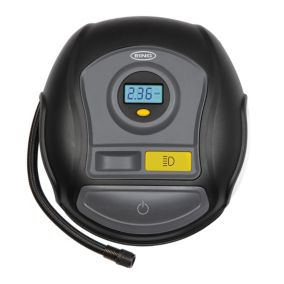 VonHaus Cordless Tyre Inflator 12V, Electric Tyre Pump with 125 PSI, LCD  Display, Rechargeable Battery, LED Light & Accessories