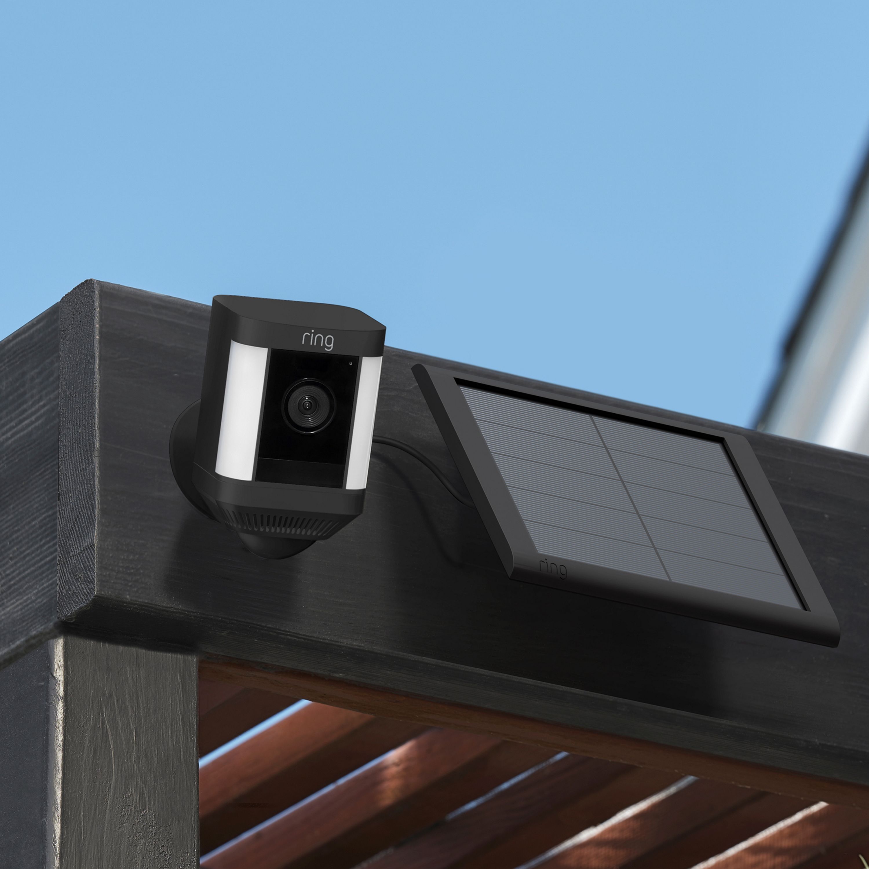 Ring B0B27HR4KY Black Solar panel, Type C