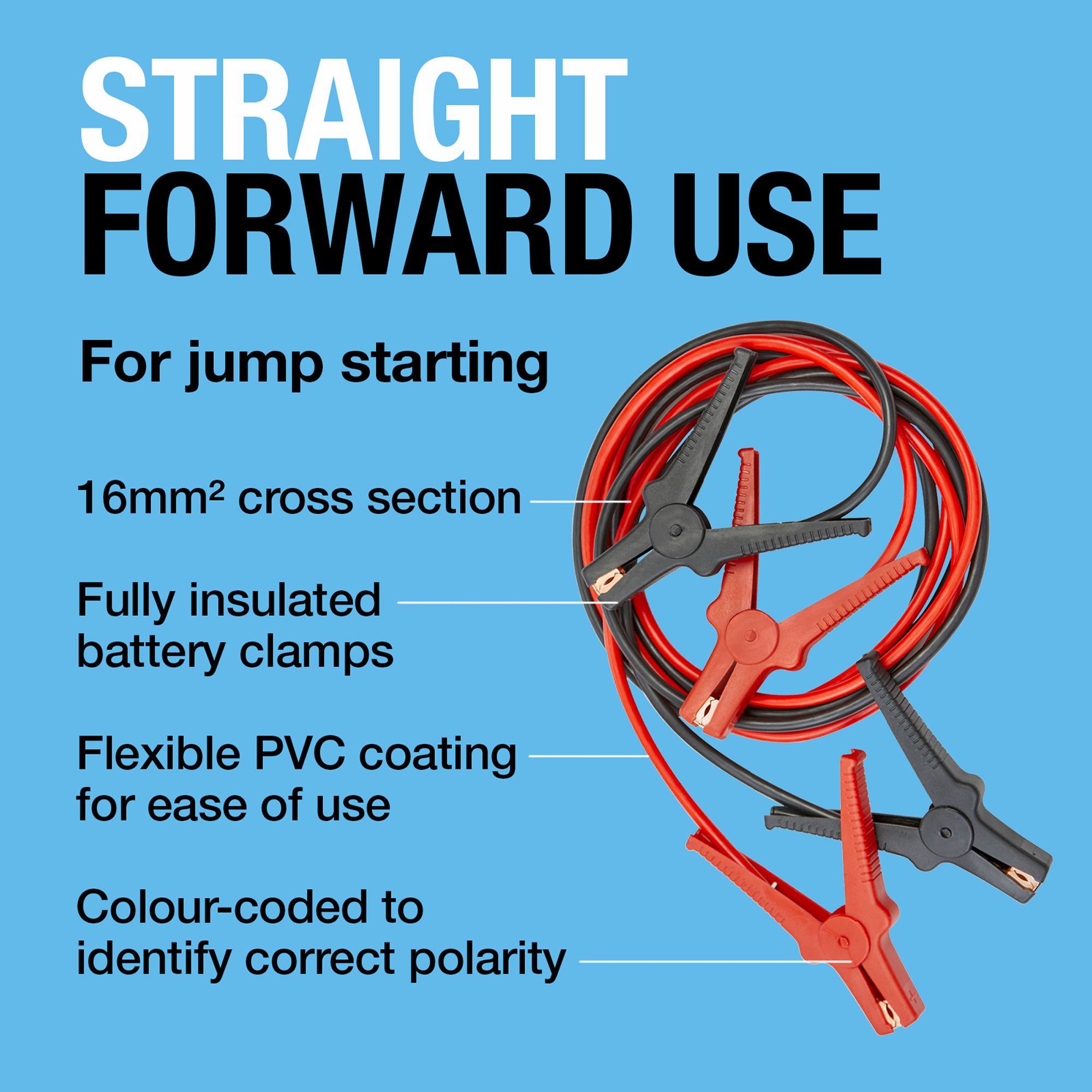 Ring Booster Cable RBC160 150mA Jump lead (L)3m