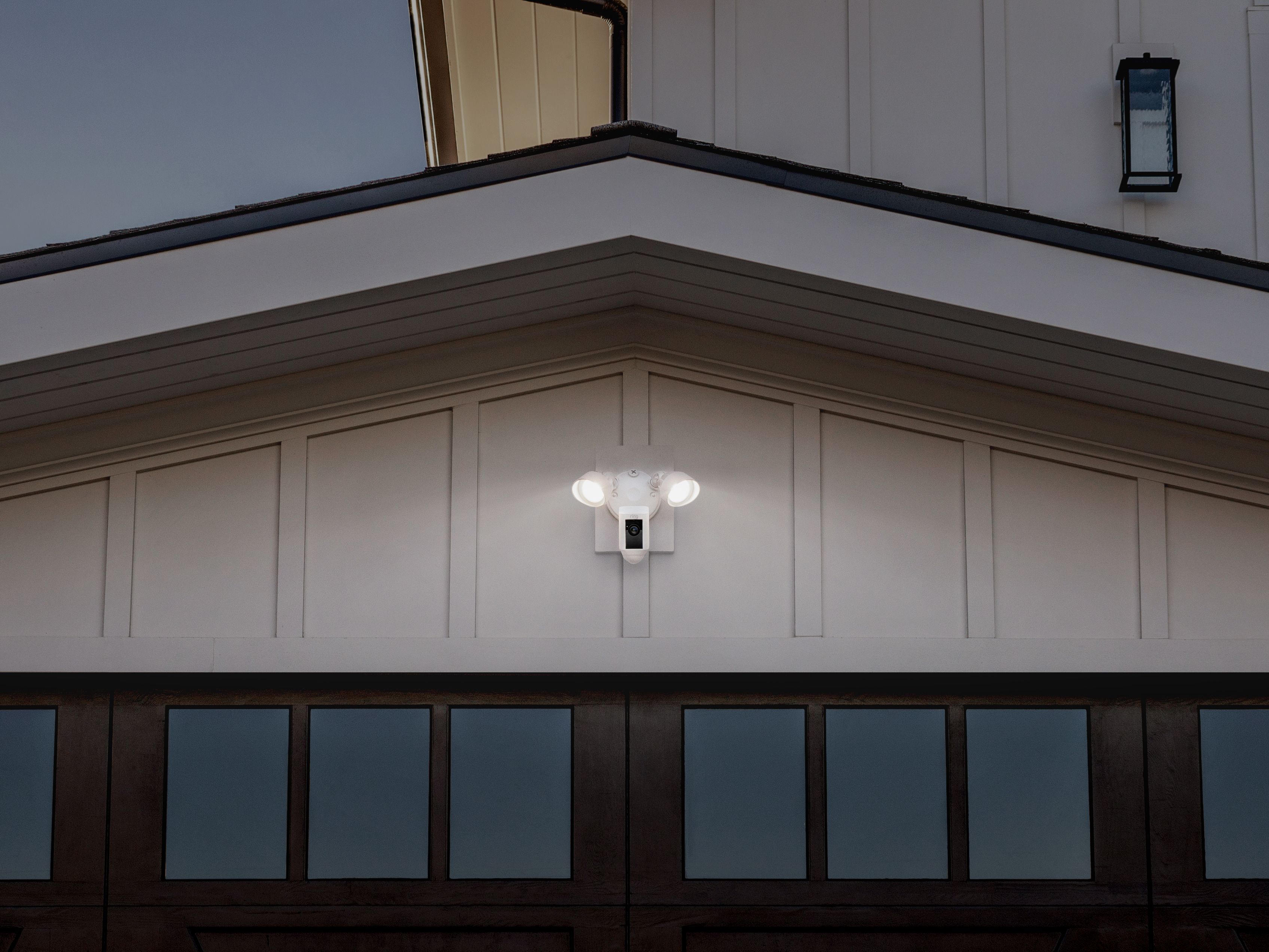 Ring Plus 1080p Smart Black Floodlight camera