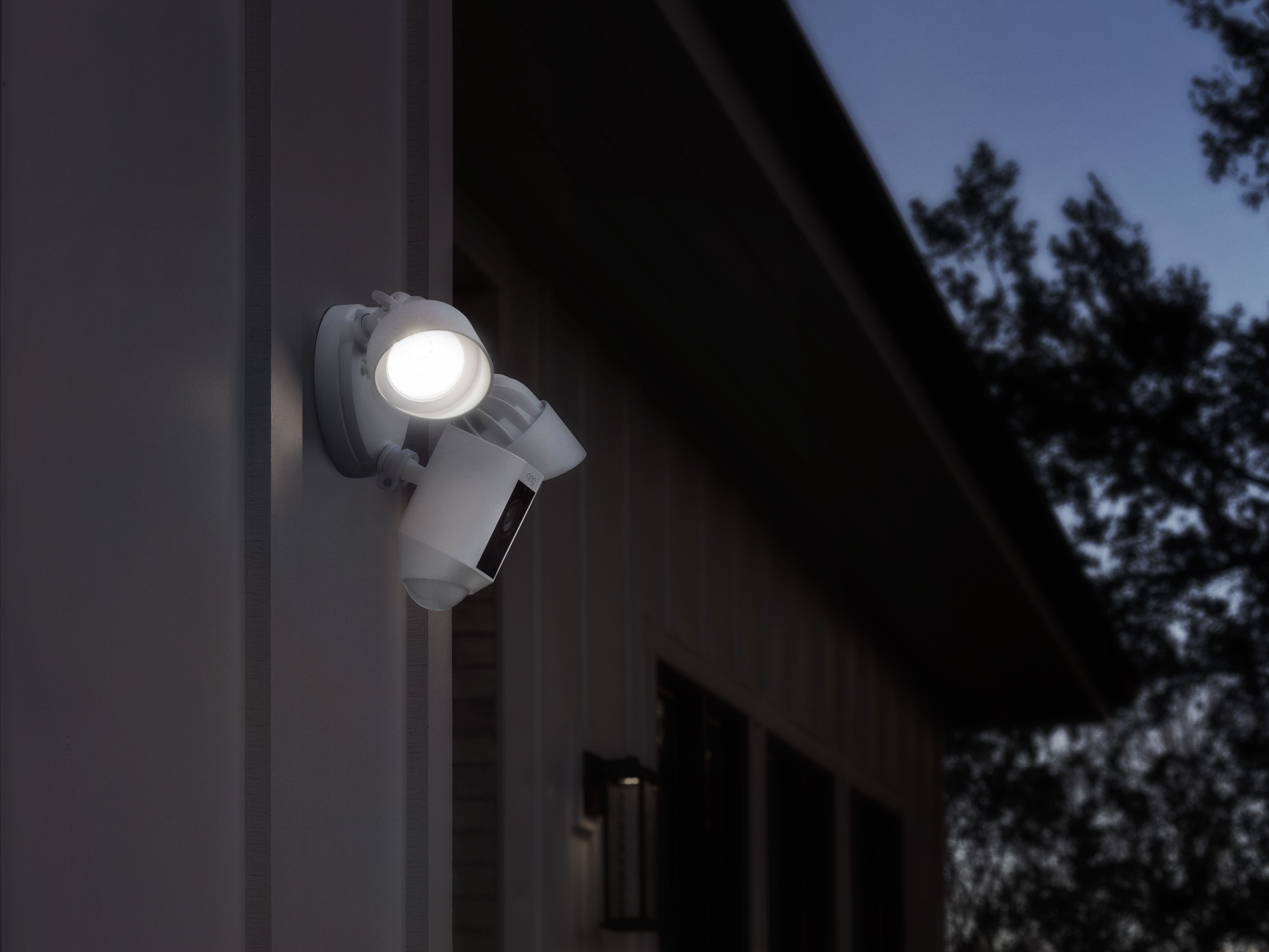 Ring Plus 1080p Smart Black Floodlight camera