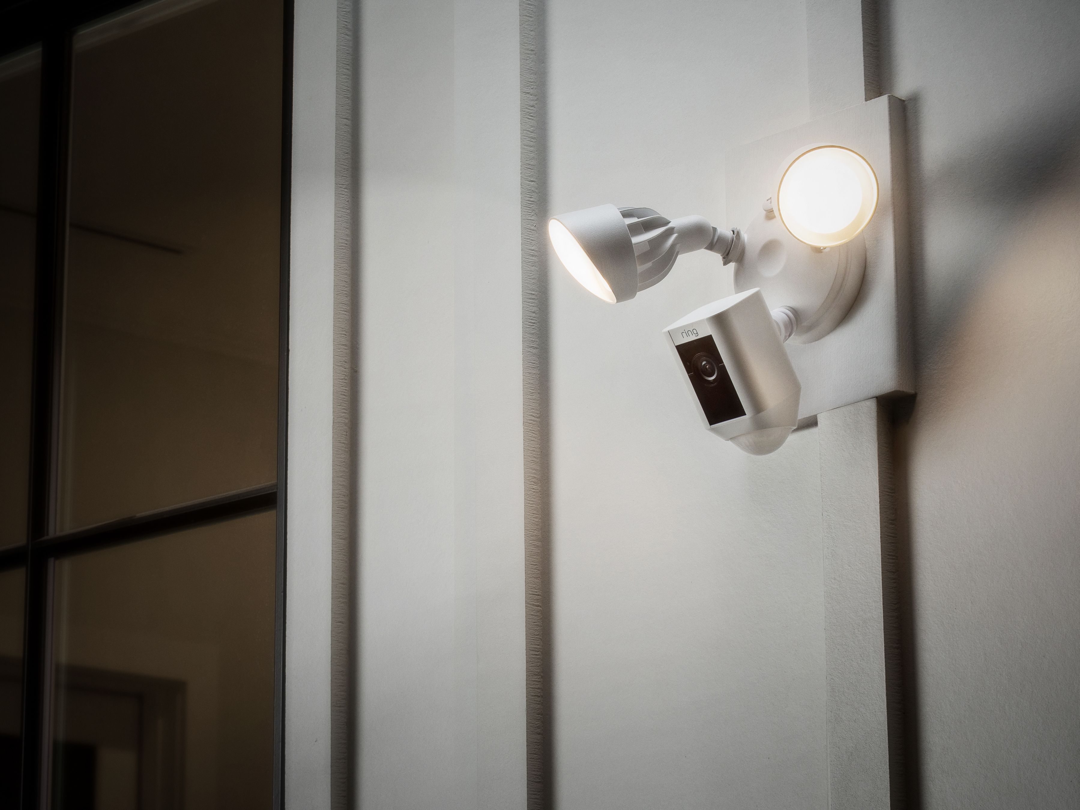 Ring Plus 1080p Smart Black Floodlight camera