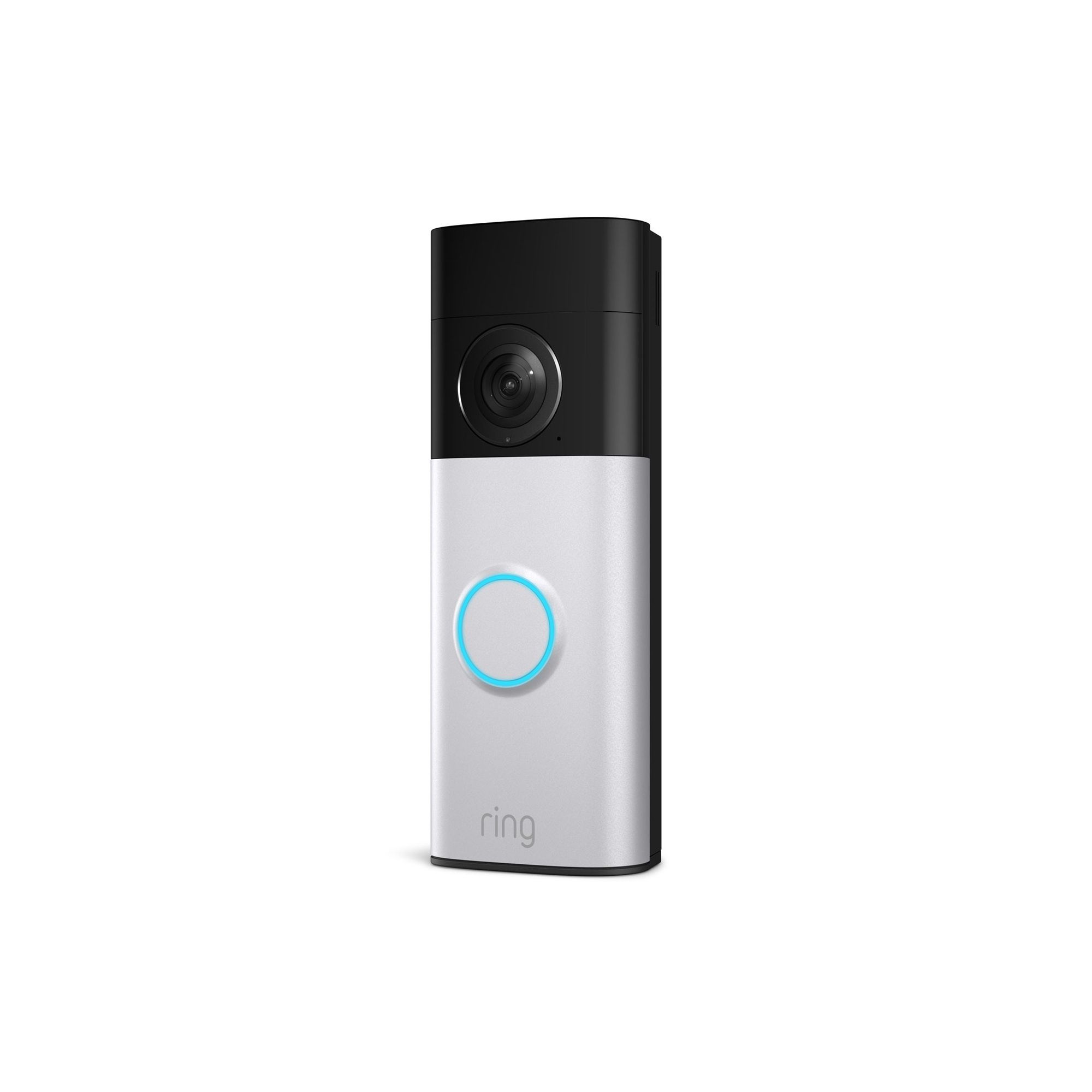 Ring Plus Wireless Nickel Silver effect Video doorbell