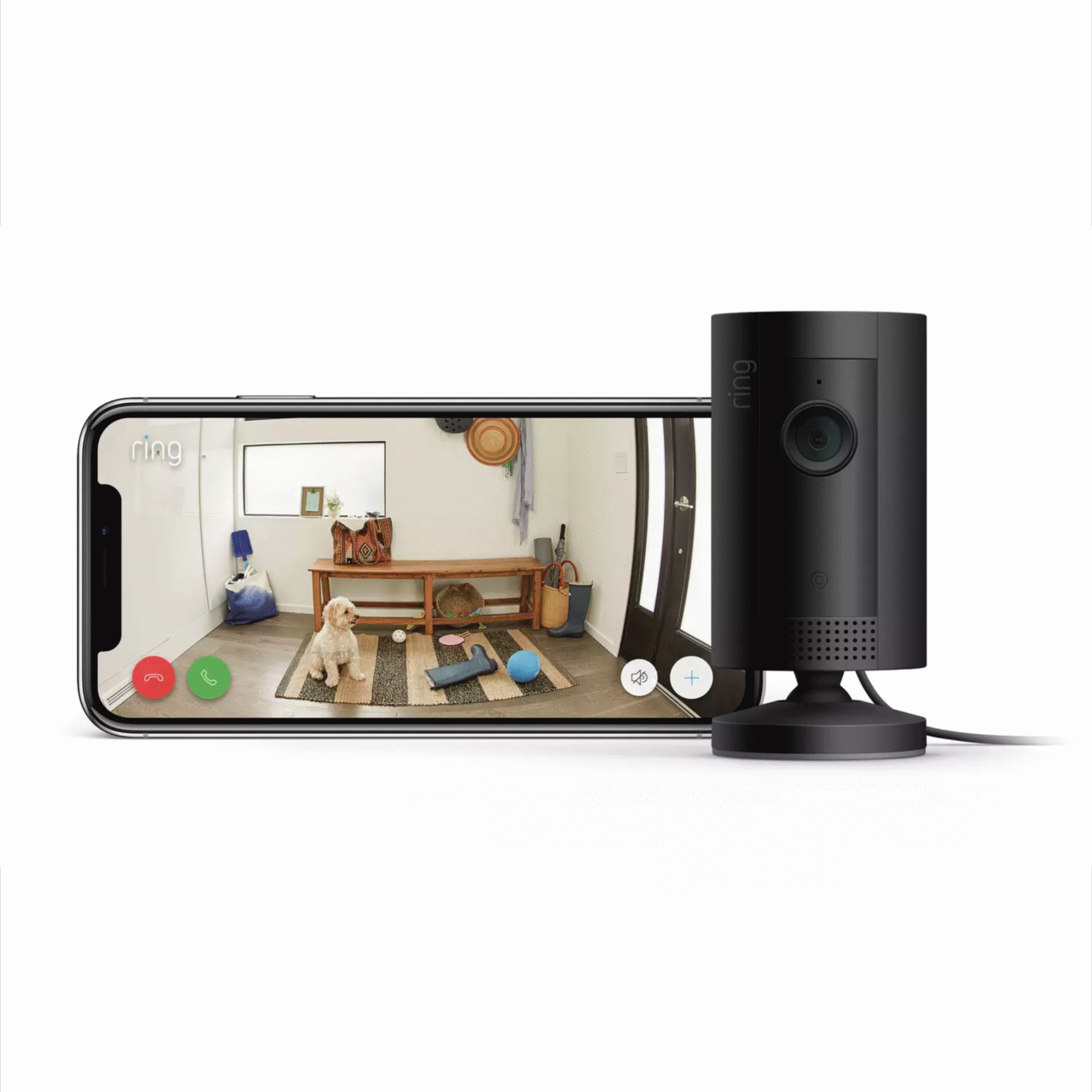 Ring Wired Indoor Tilt adjustable Smart camera - Black
