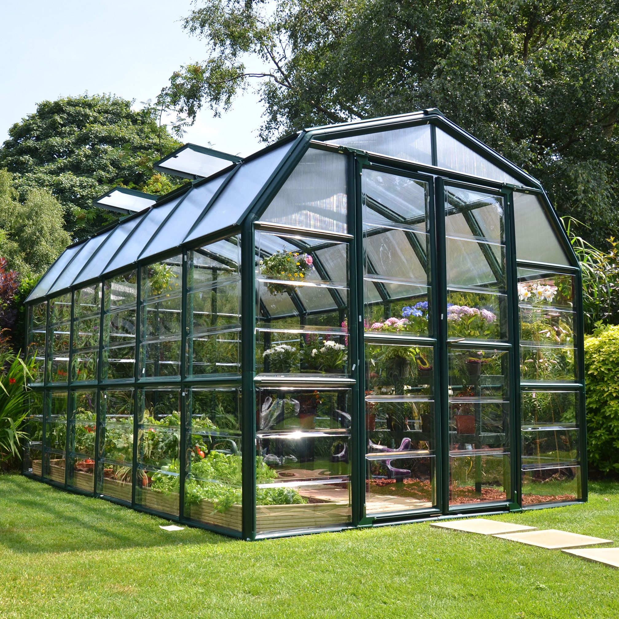 Rion Grand Gardner Green 8x12 Greenhouse