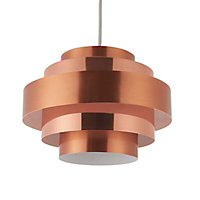 Rizo Copper effect Lamp shade (D)28cm