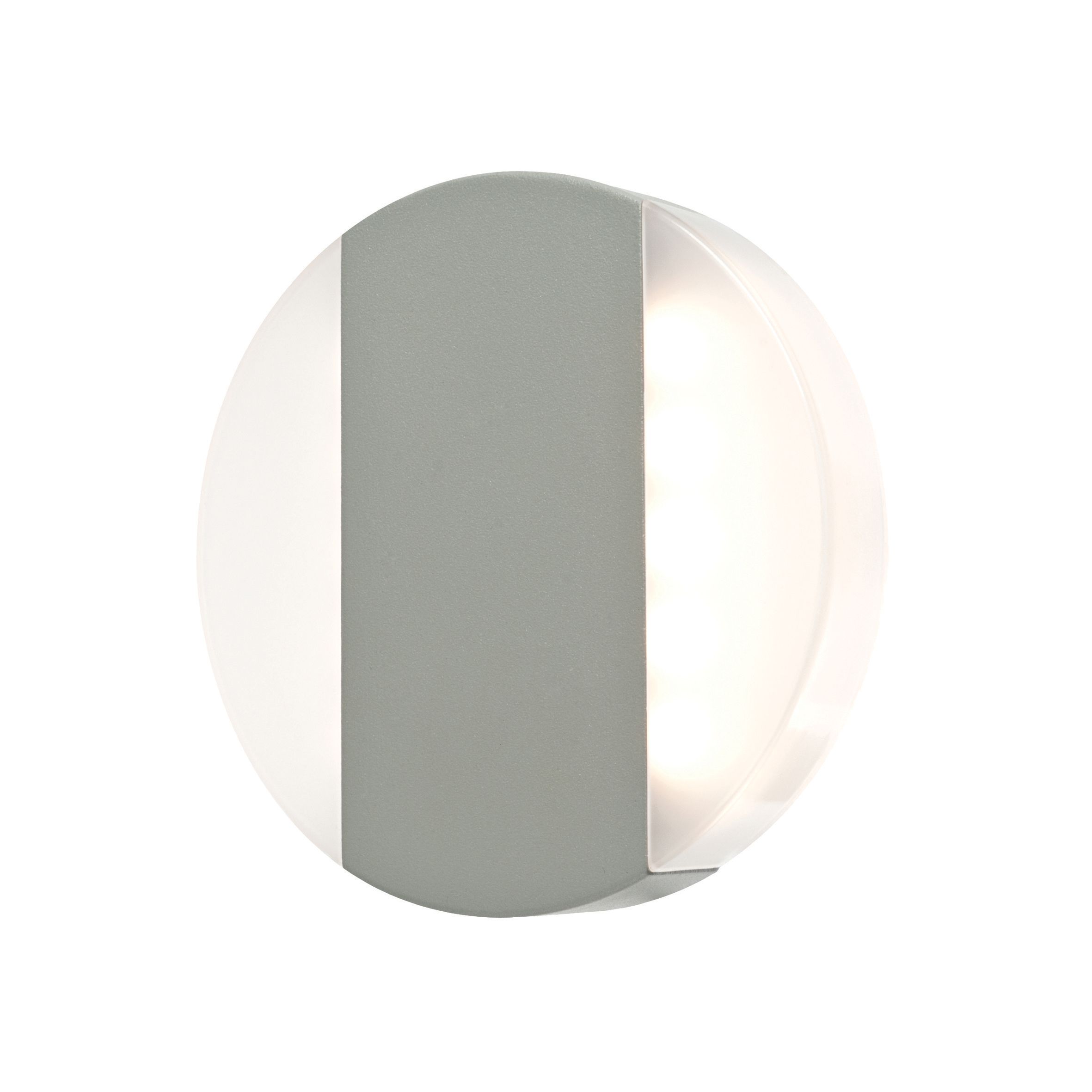 Robo Fixed Matt Grey Outdoor Wall light