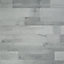 Rockhampton Grey Gloss Oak effect Laminate Flooring Sample