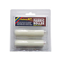 Roller Sleeves 4" Short Pile Simulated mohair Roller sleeve, Pack of 2