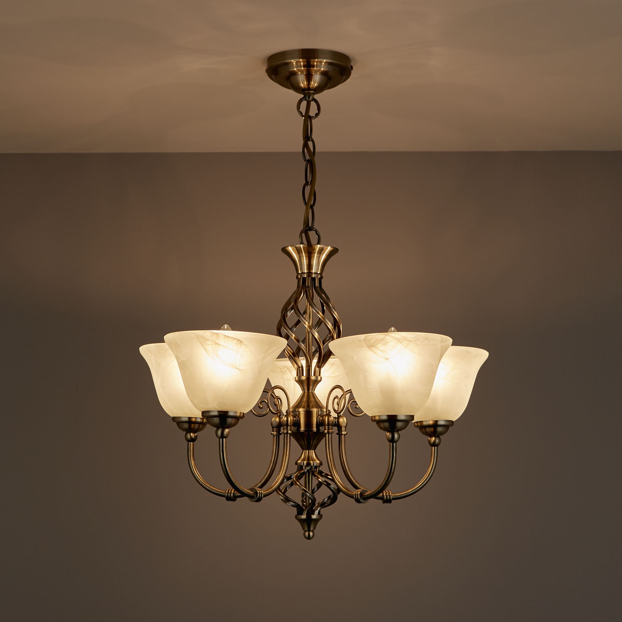 5 lamp ceiling light