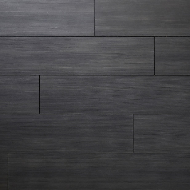 Romford Black Gloss Dark Oak Effect, Dark Oak Laminate Flooring B Q