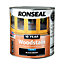 Ronseal 10 Year Ebony Satin Quick dry Doors & window frames Wood stain, 750ml