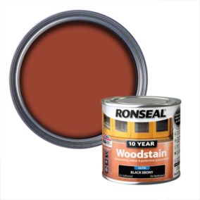 Ronseal 10 Year Mahogany Satin Quick dry Doors & window frames Wood stain, 250ml