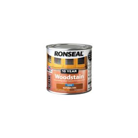 Ronseal 10 Year Natural oak Satin Quick dry Doors & window frames Wood stain, 250ml
