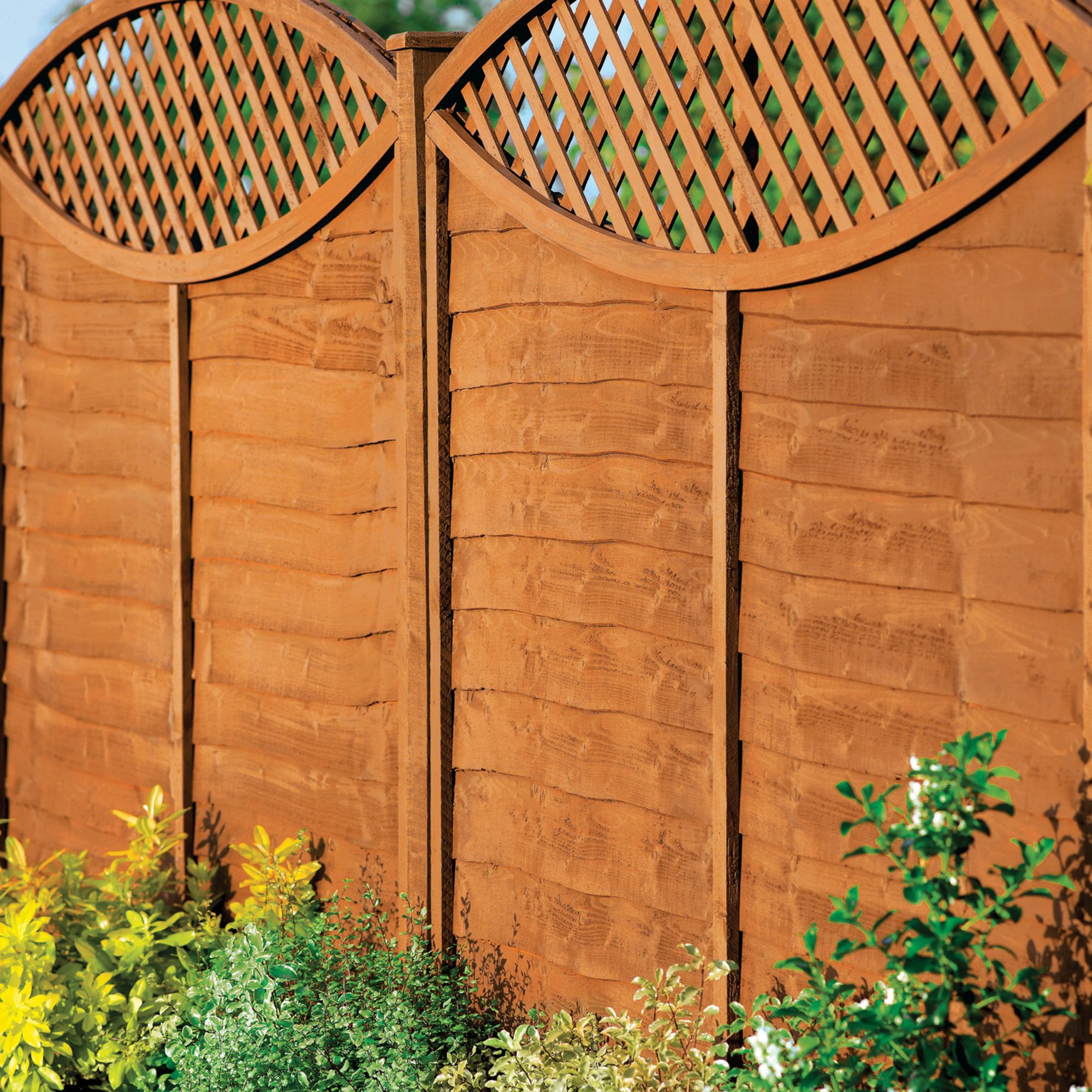 Ronseal 5 Year Fence Life+ Harvest gold Matt Exterior Shed & fence Protector Wood paint, 9L Tub