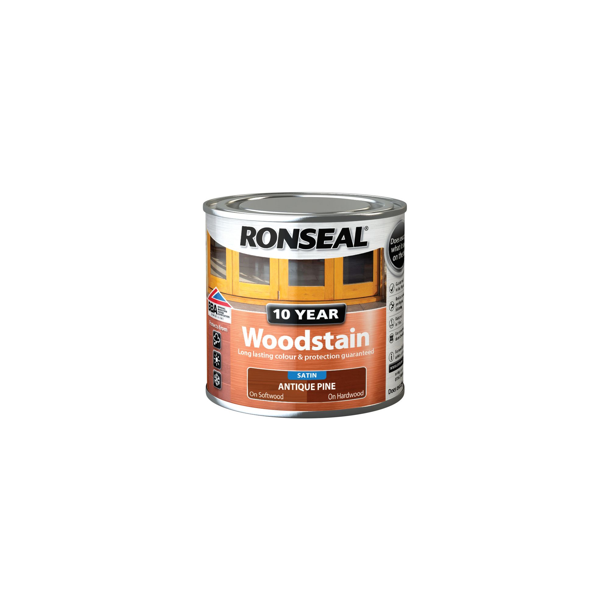 Ronseal Antique Pine Satin Wood Stain, 250ml | DIY At B&Q