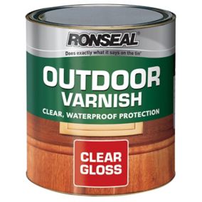 Ronseal Clear Gloss Wood varnish, 0.25L