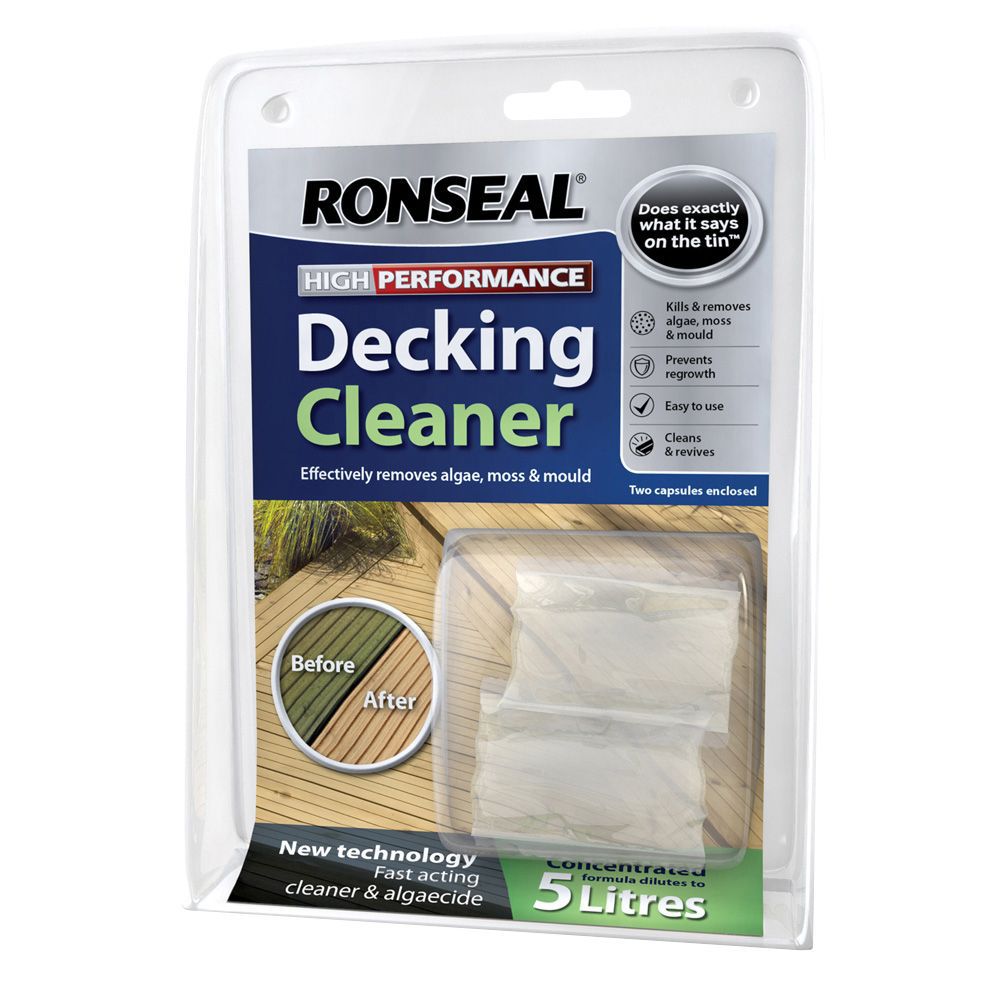 Roxil Wood & Patio Cleaner - 5L and Sprayer - Cleans decking, fencing,  wooden structures, patios and paving (200 KIT)