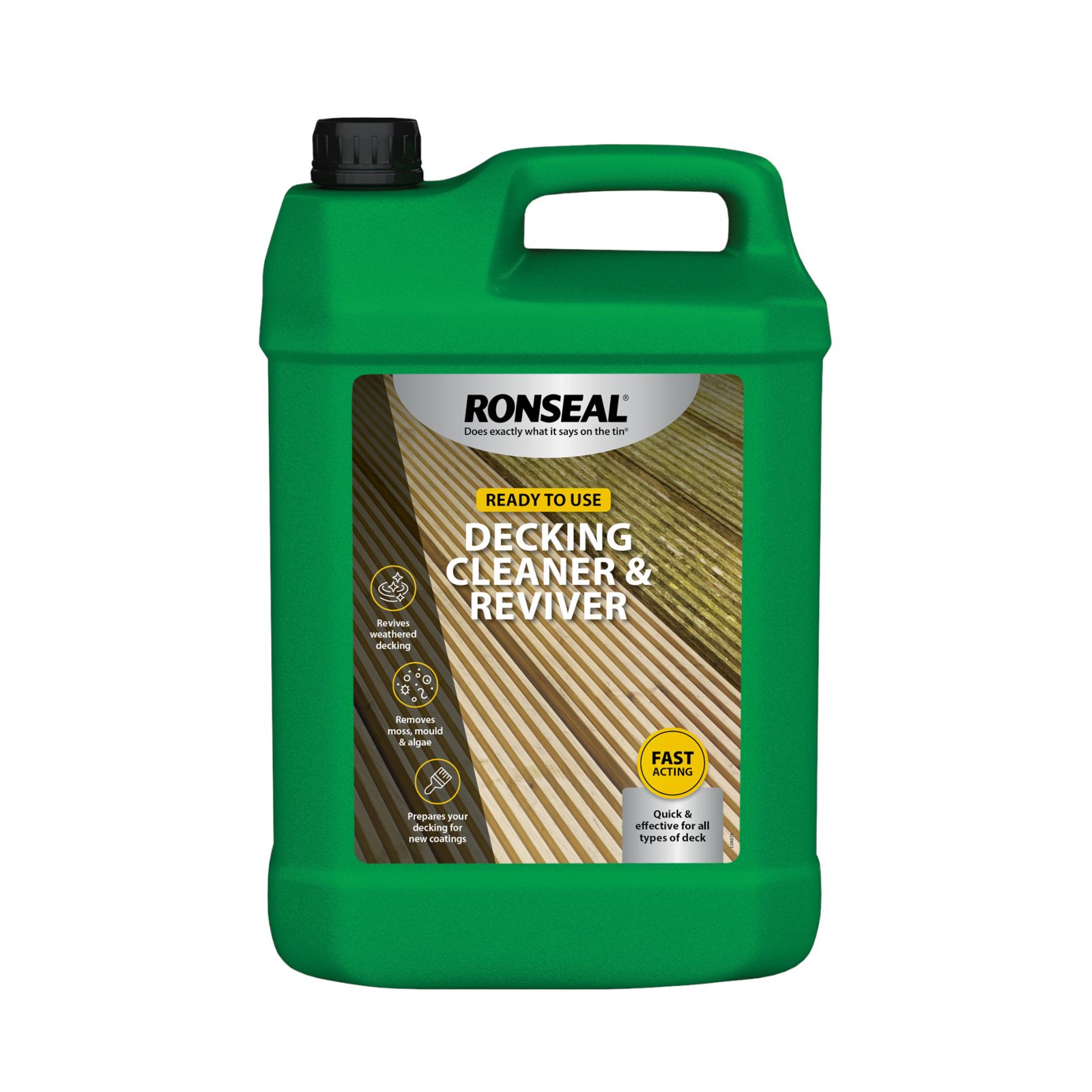 Ronseal Decking cleaner Clear Decking Cleaner & reviver, 5L