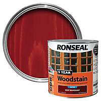 Ronseal Deep mahogany High satin sheen Wood stain, 2.5L