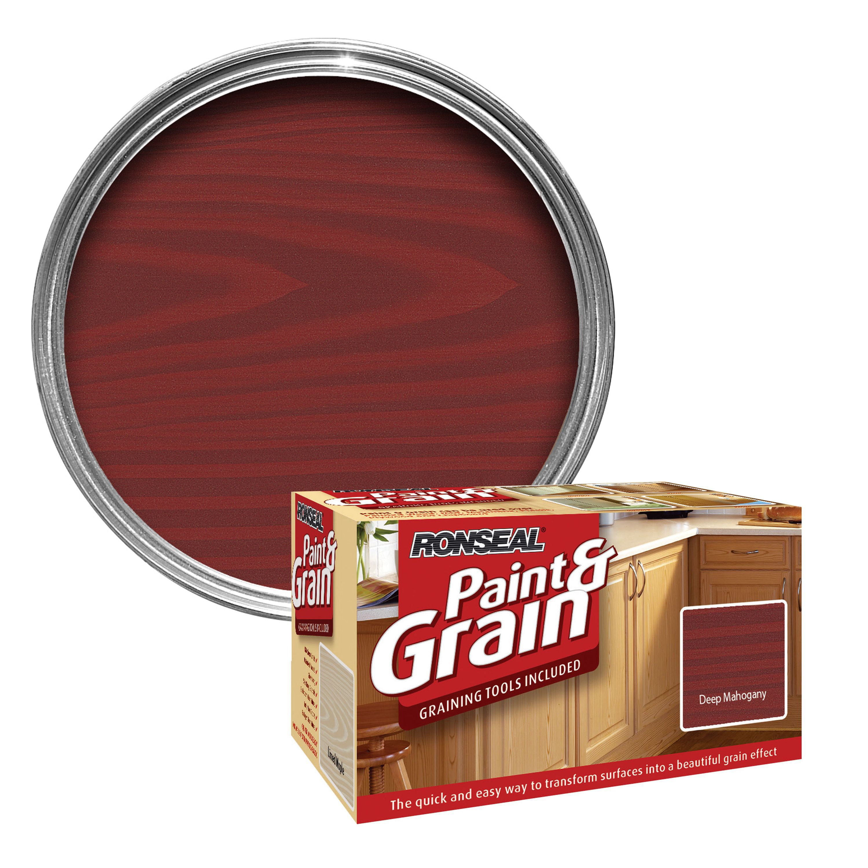 Ronseal Deep mahogany Special effect paint 1.5L DIY at B&Q