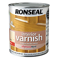 Ronseal Diamond hard Clear Gloss Wood varnish, 0.25L