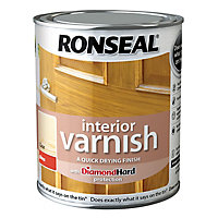Ronseal Diamond hard Clear Gloss Wood varnish, 2.5L