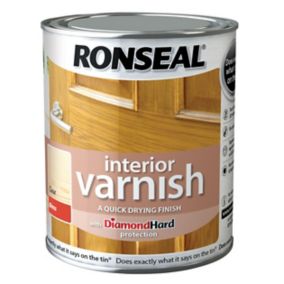 Ronseal Diamond hard Clear Gloss Wood varnish, 250ml
