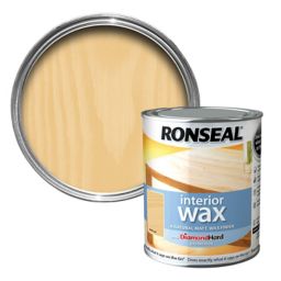 Ronseal Diamond hard Natural Matt Wax Wood wax, 0.75L