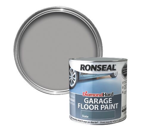 Ronseal Diamond Hard Slate Satin Garage floor paint, 2.5L